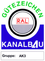 Kanalbau-Guetezeichen